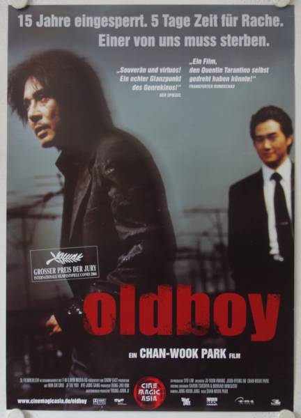 Oldboy original release german movie poster
